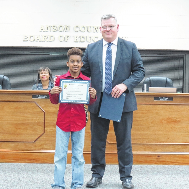 Anson County School Board Honors Students Staff Anson Record