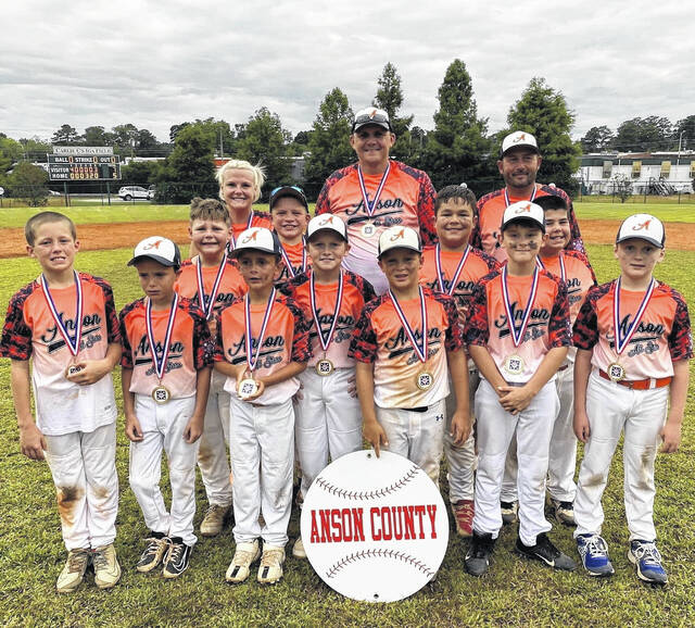 Anson youth baseball teams represent at state level Anson Record