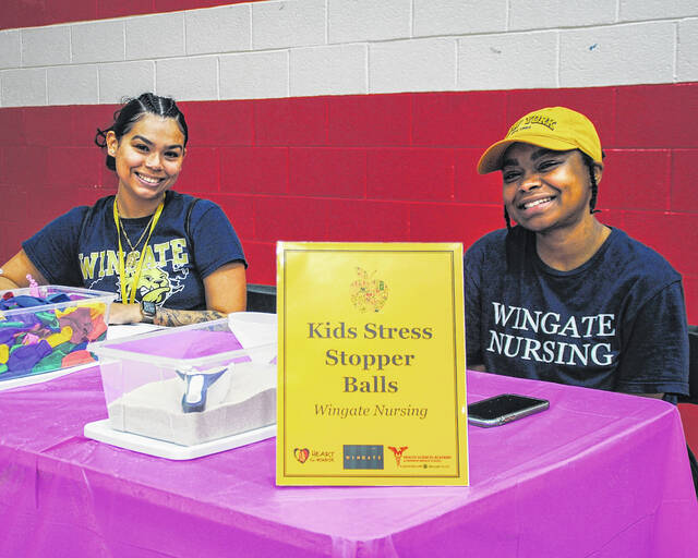 Health science students serve community at health, wellness fair