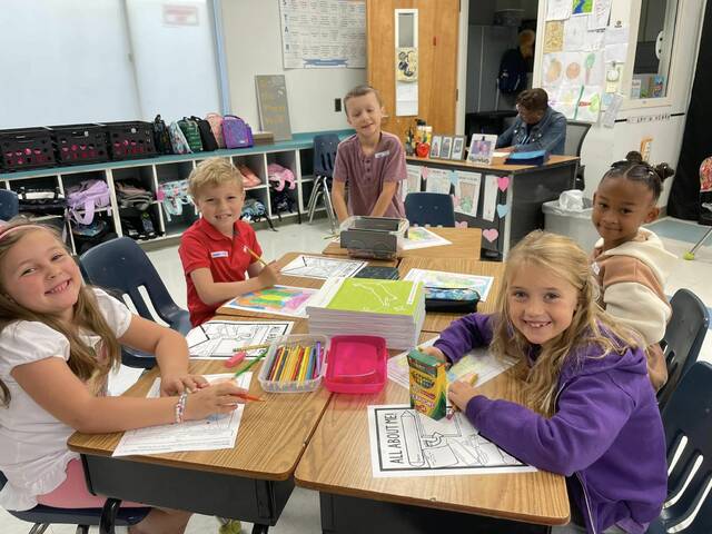 <p>Students at Peachland-Polkton Elementary School celebrated their first day of school on August 28, 2023.</p>
                                 <p>Photos courtesy of Anson County Schools</p>